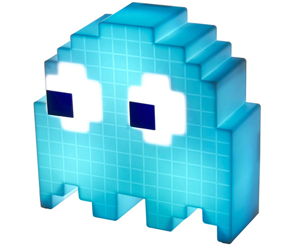Blue Pac-Man Lamp
