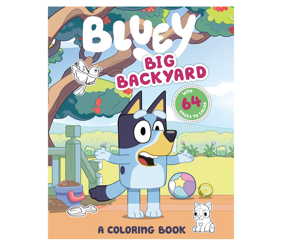 Bluey Big Backyard Activity Coloring Book