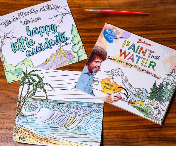Bob Ross Paint with Water Book