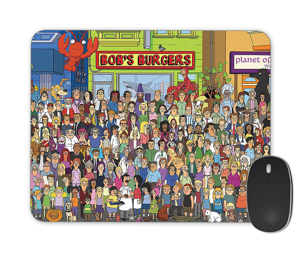 Bob's Burgers Cast Mouse Pad