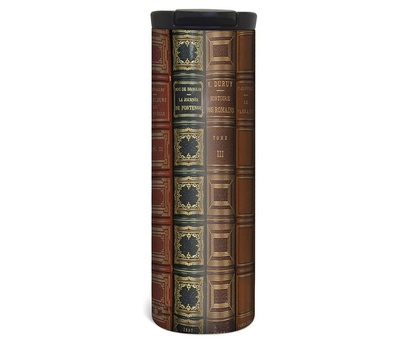 Book Spine Travel Mug