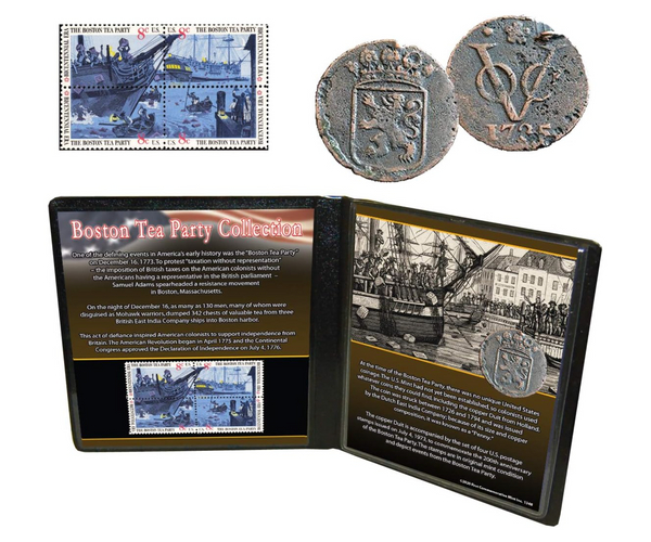 Boston Tea Party Coin Collector's Set