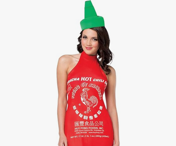 Bottle of Sriracha Costume Dress