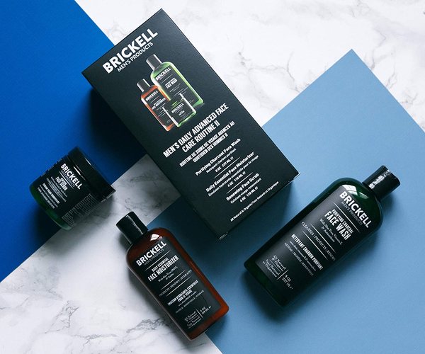 Brickell Men's Luxe All-in-One Skin Care Routine