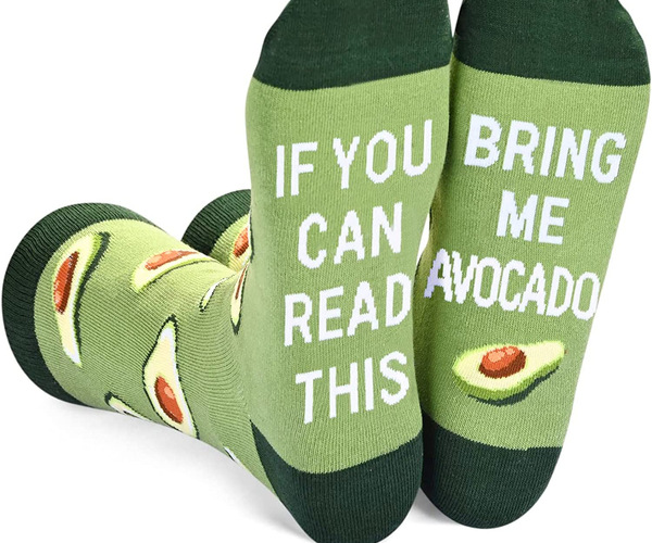 Bring Me Avocado Funny Socks