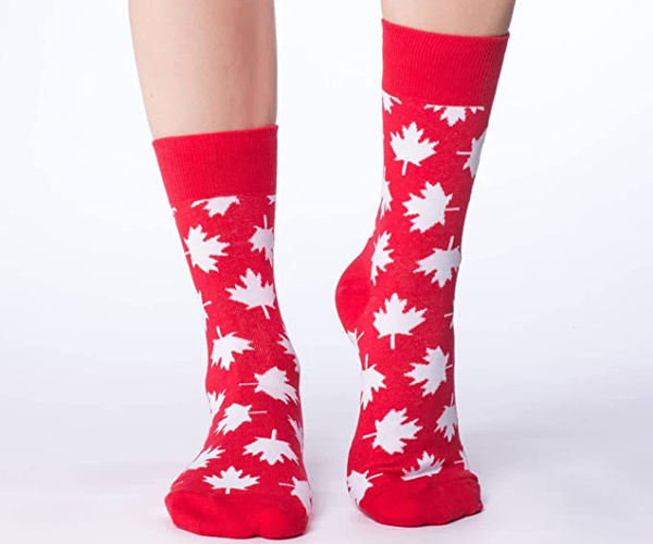 Canada Maple Leaf Socks