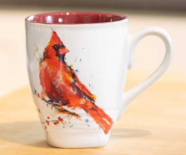 Cardinal Watercolor Mug