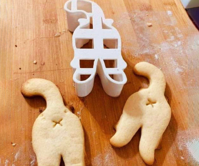 Cat Butt Cookie Cutter