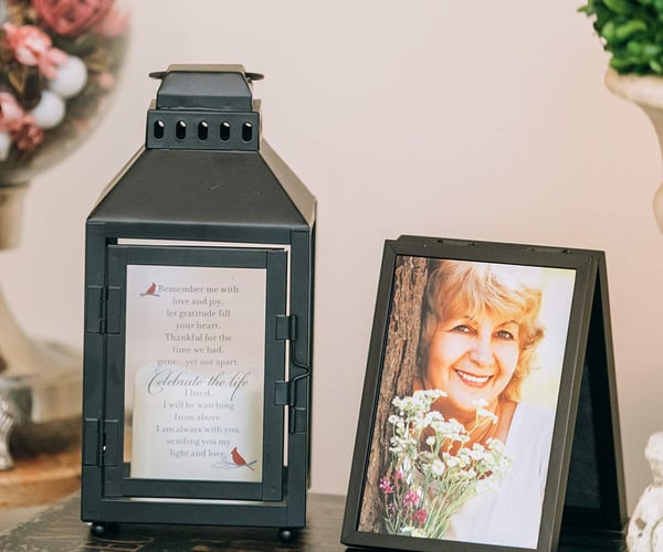 Celebration of Life Cardinal Lantern