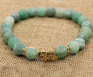 Chakra Aligning Elephant Yoga Bracelet