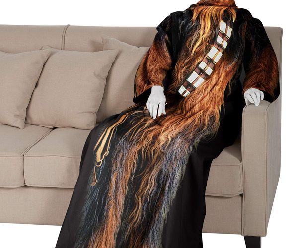 Chewbacca Blanket with Sleeves
