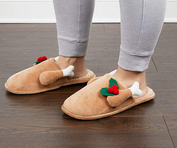 Christmas Dinner Memory Foam Slipper