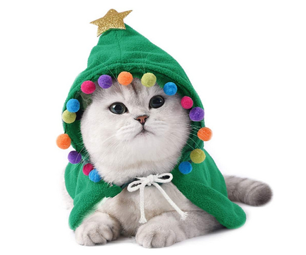 Christmas Tree Cat Costume