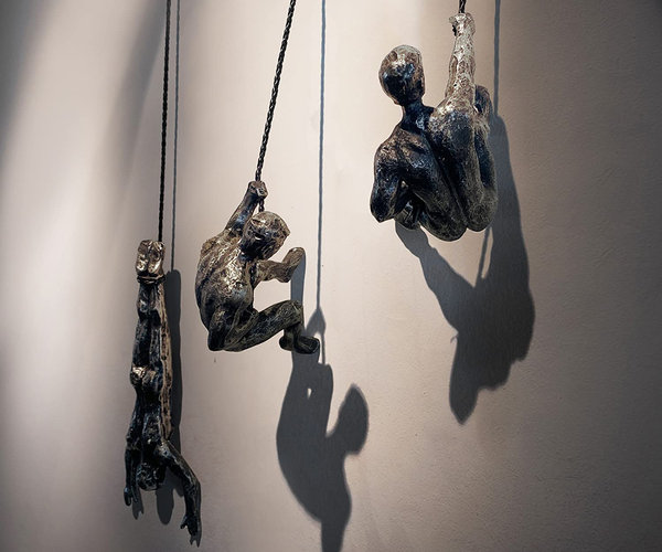 Climbing Men Wall Art