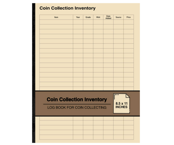 Coin Collecting Inventory Book