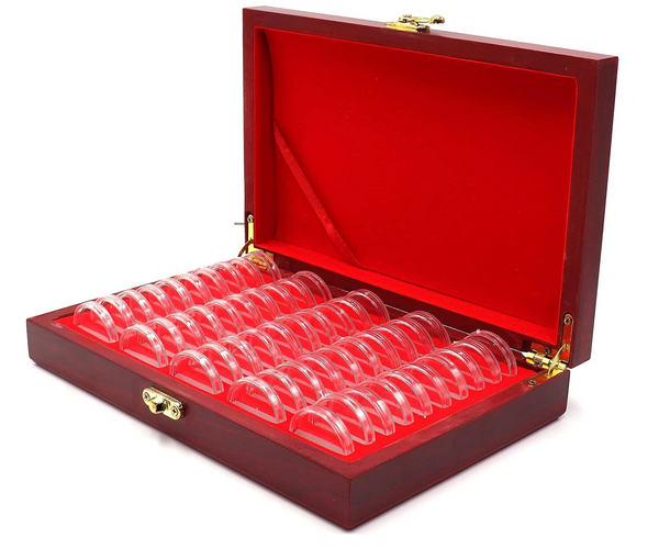 Coin Collection Display Box with Cases