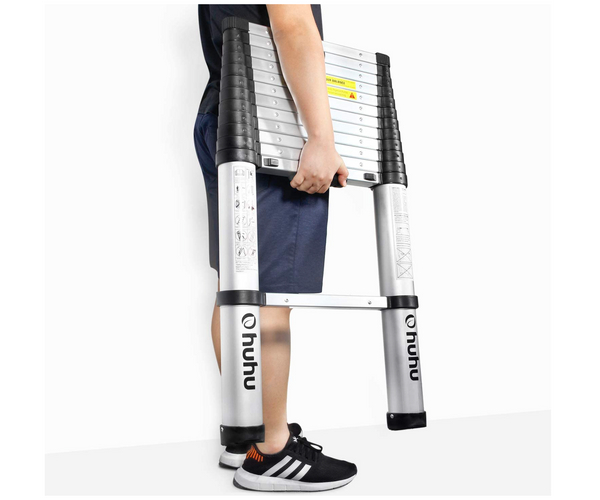 Collapsible Aluminum 12-ft Telescoping Ladder