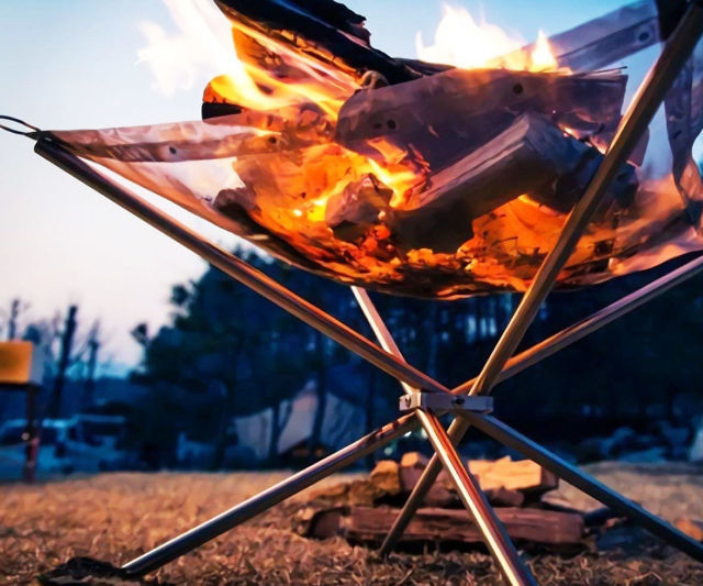 Collapsible Steel Mech Fire Pit