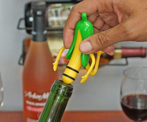 Colonel Corny Wine Bottle Stopper
