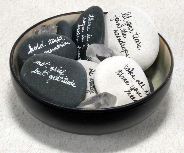 Comfort Bowl Handcrafted Stones