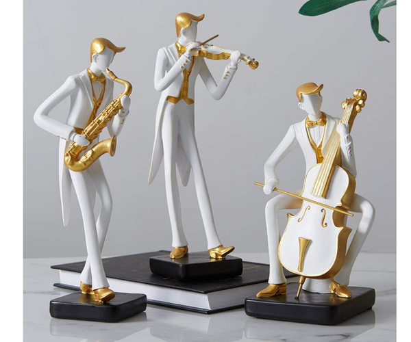 Contemporary Jazz Trio Statuettes