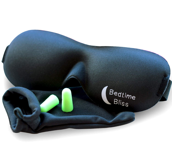 Contoured Sleep Mask & Ear Plugs