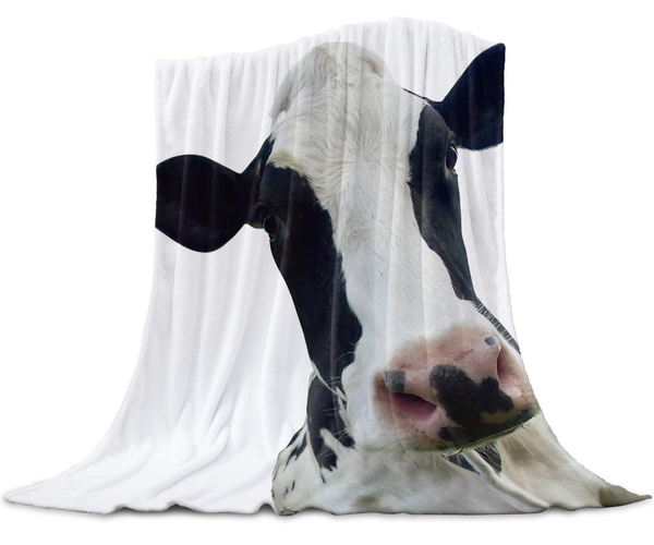 Cow Face Blanket