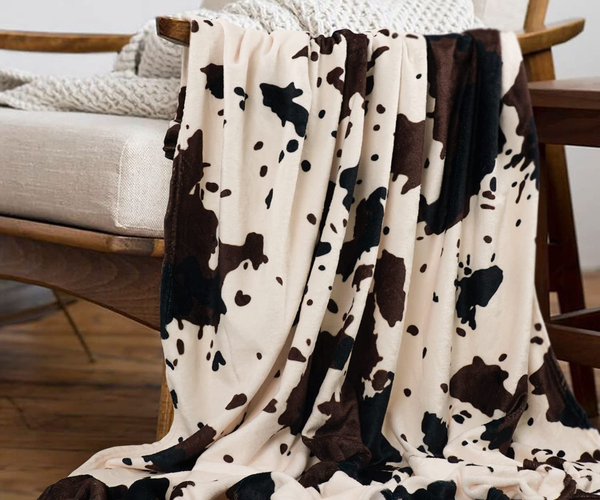 Cow Print Blanket