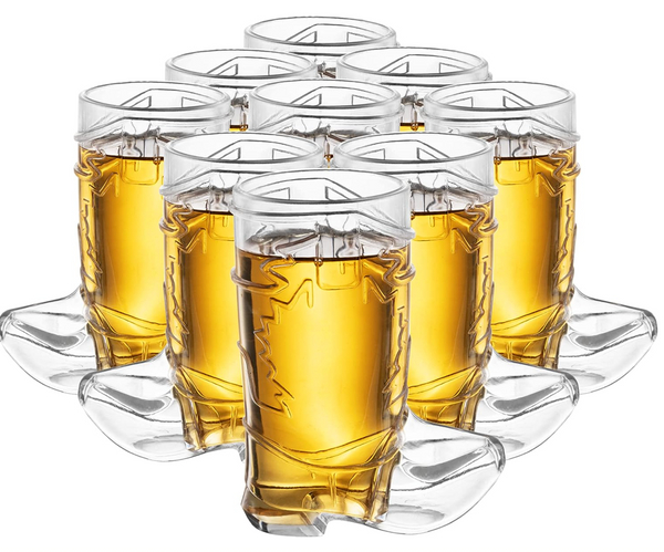 Cowboy Boot Shot Glasses