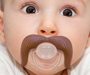 Cowboy Mustache Pacifier