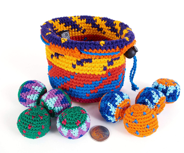 Crocheted Bag Toss Game