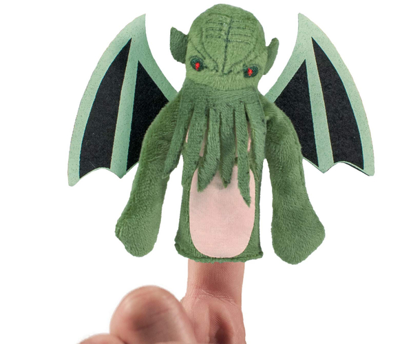 Cthulhu Plush Finger Puppet and Refrigerator Magnet