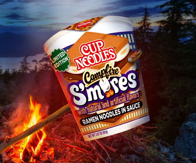 Campfire S’mores Ramen Noodles
