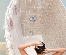 Curved Shower Rod