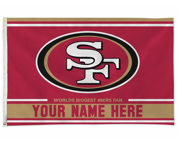 Custom World's Biggest 49ers Fan Flag