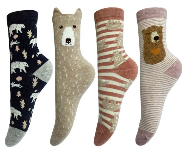 Cute Bear Sock Set