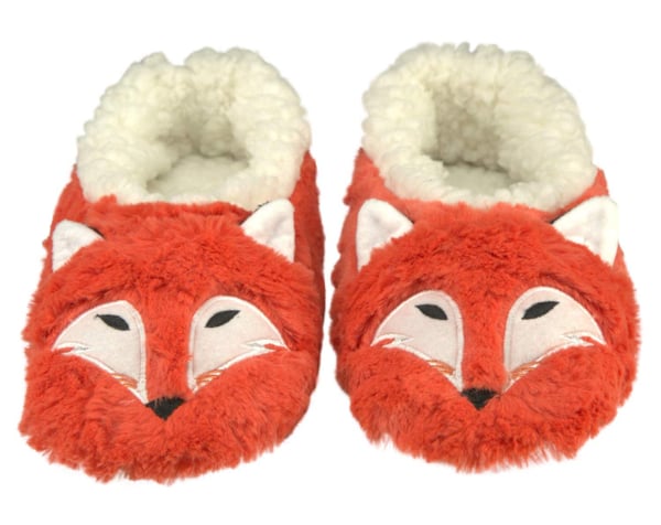 Cute Fox Fuzzy Slippers