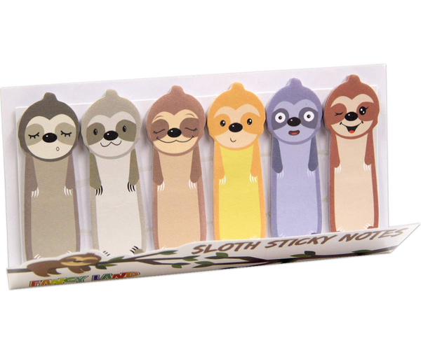 Cute Sloth Sticky Notes