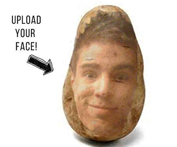Dad's Name on a Potato