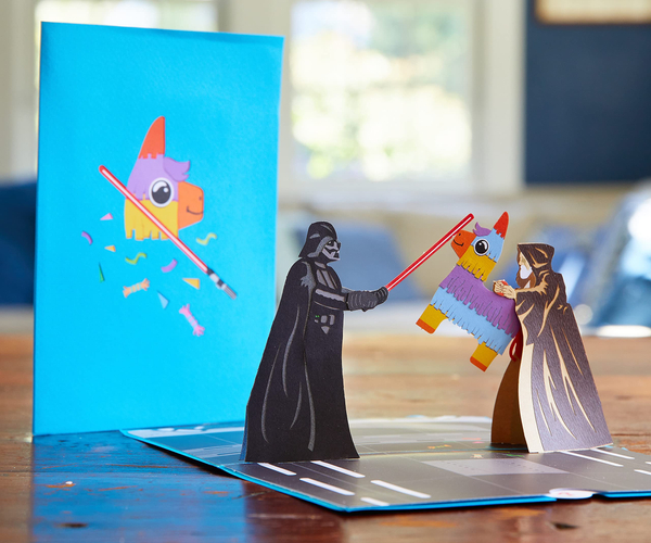Darth Pinata Funny Birthday Card