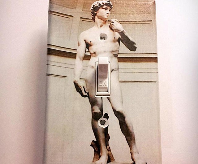 Michelangelo’s David Light Switch