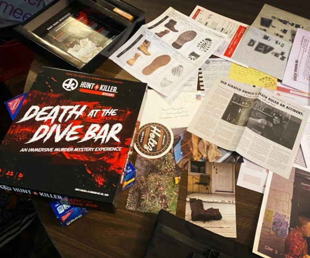 Death At Divebar Murder Mystery Game