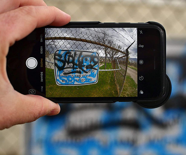 Death Lens Phone Clip On for Skaters