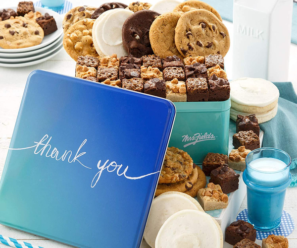 Deluxe Mrs. Fields Thank You Cookie Tin