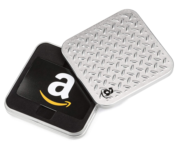 Diamond Plate Tin Amazon Gift Card