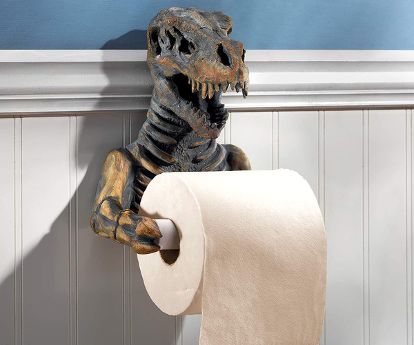 Dino Skeleton Toilet Paper Holder