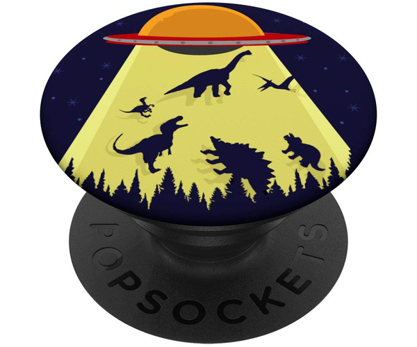 Dinosaur Alien Abduction PopSocket