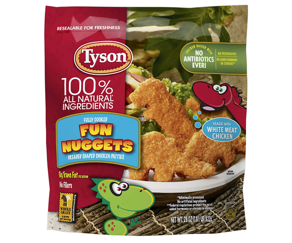 Dinosaur Chicken Nuggets