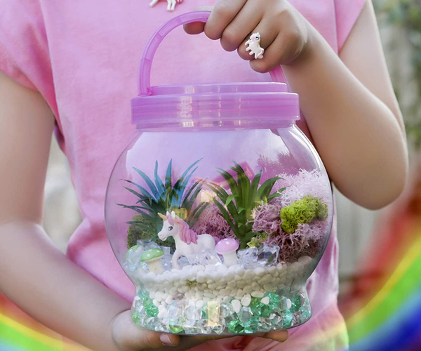 DIY Light up Unicorn Terrarium Kit