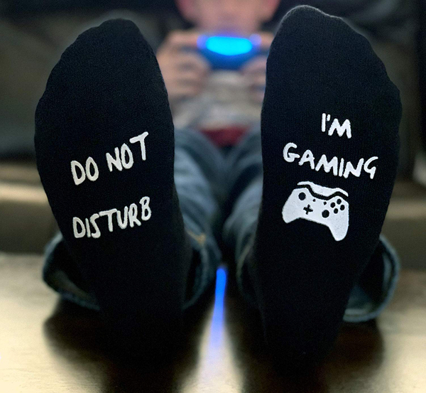 Do Not Disturb I'm Gaming Socks